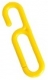 PVC kettinghaak geel